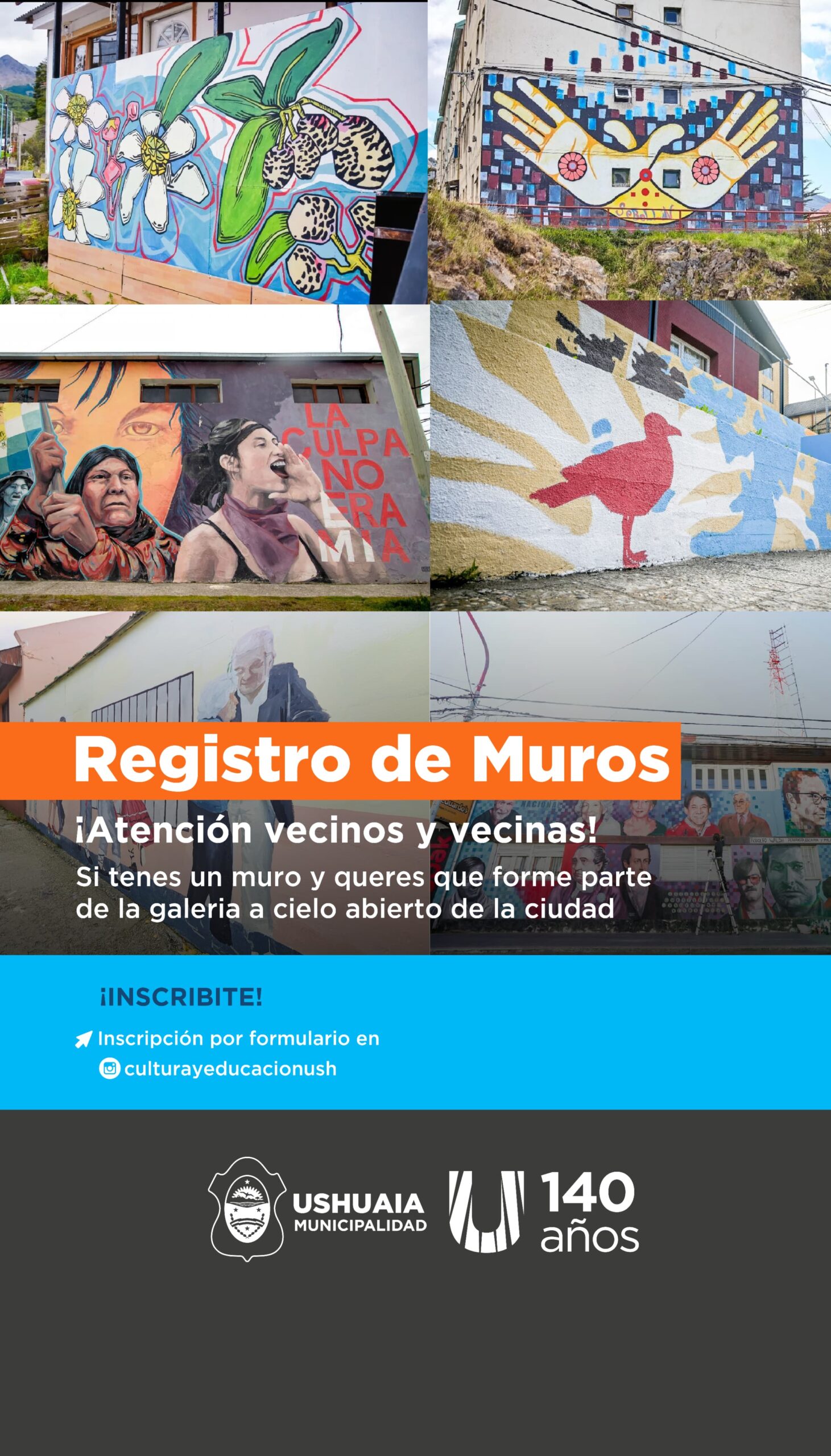 Abren las inscripciones al Registro de Muros