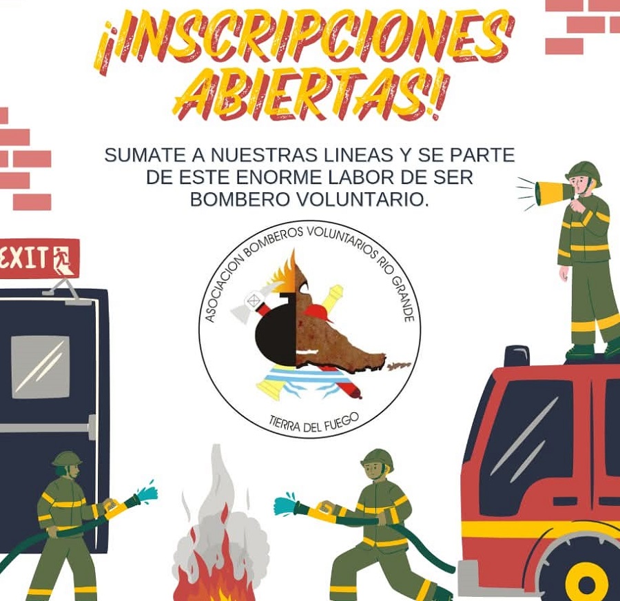 Abrieron las inscripciones para Bomberos Voluntarios, en RG