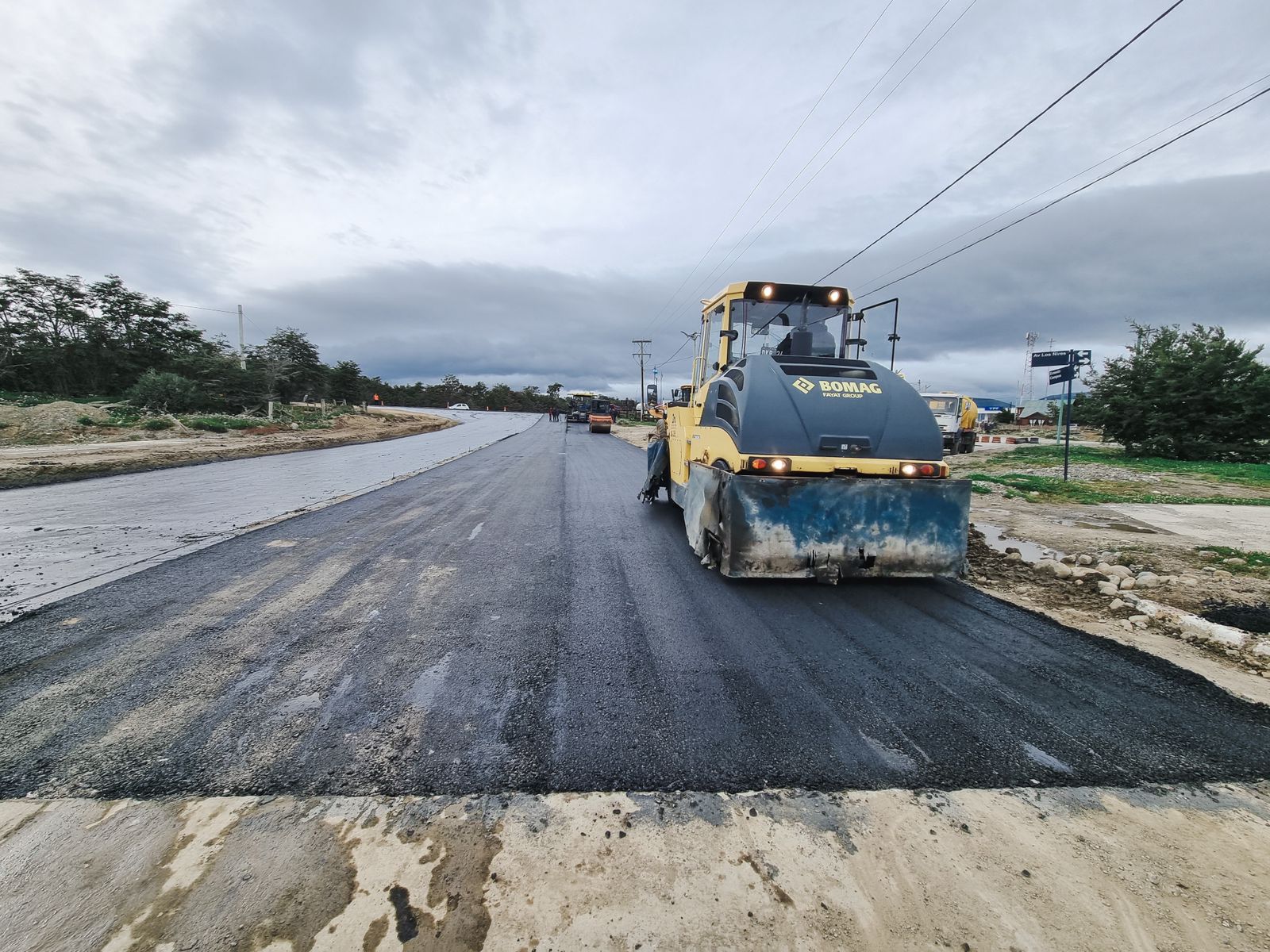 Tolhuin avanza en la renovación de su acceso principal tras más de 20 años de espera