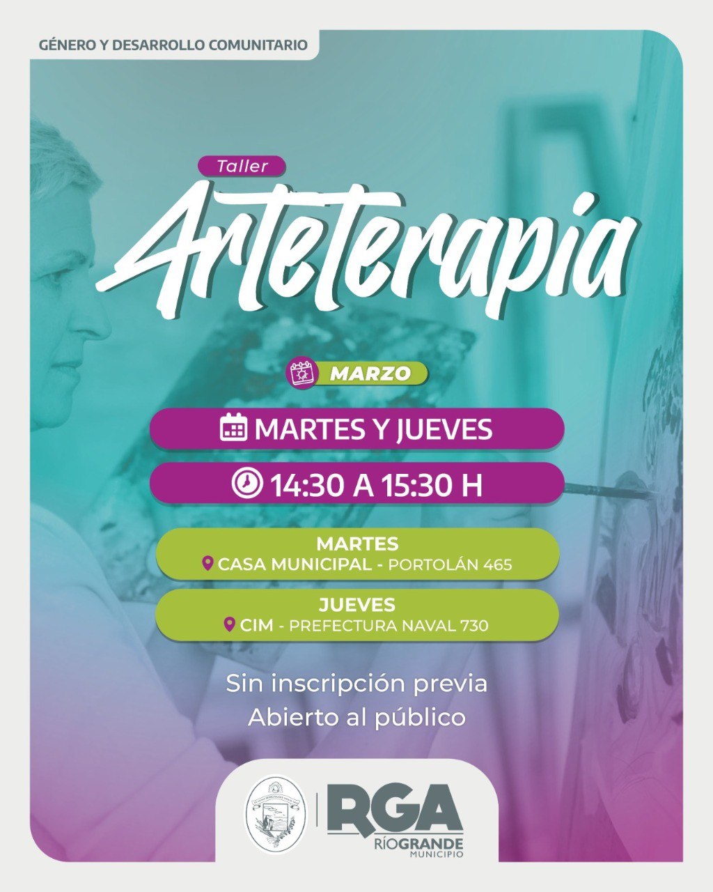 Invitan a sumarse al taller &#8216;Arteterapia&#8217;