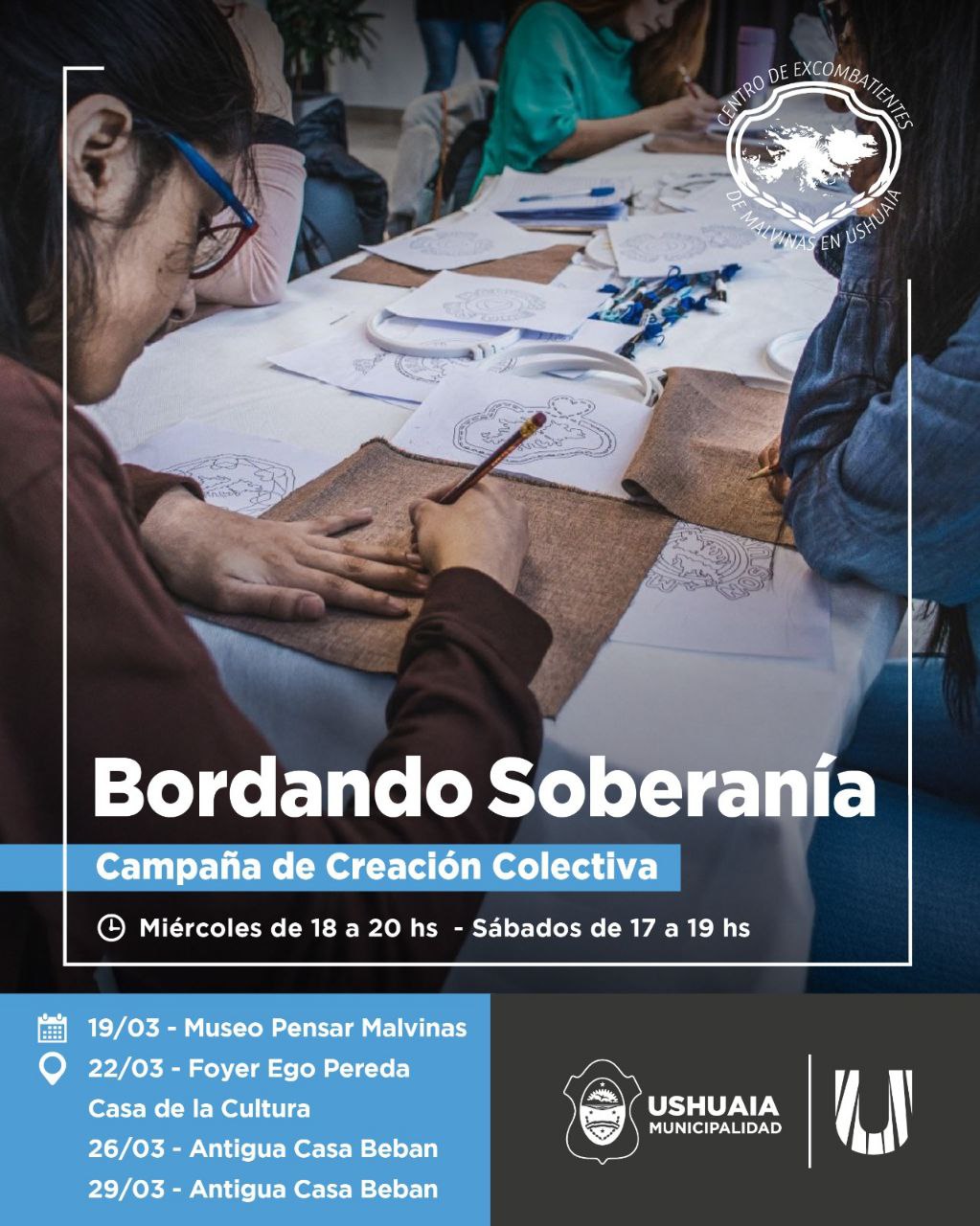 Impulsarán la campaña de creación colectiva “Bordando Soberanía”